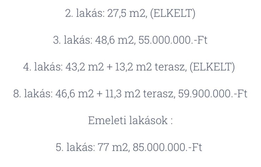 Dorog Eladó Lakás